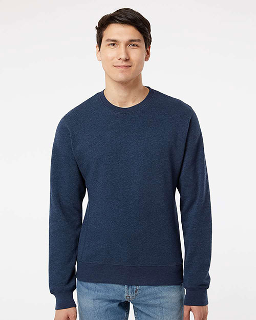 J America 8870JA Adult Triblend Crewneck Sweatshirt at GotApparel