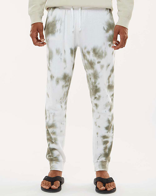 J America 8884JA Adult Tie Dye Fleece Jogger at GotApparel