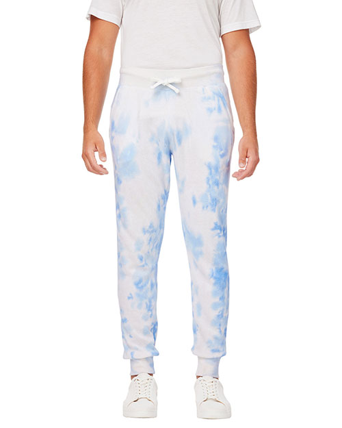 J America 8884JA  Adult Tie Dye Fleece Jogger at GotApparel