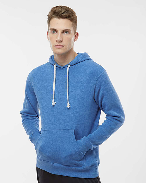 J America J8871 Adult Tri-Blend Hooded Fleece at GotApparel