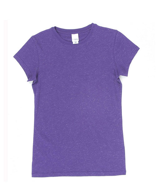 J America JA8138 Women Glitter T-Shirt at GotApparel