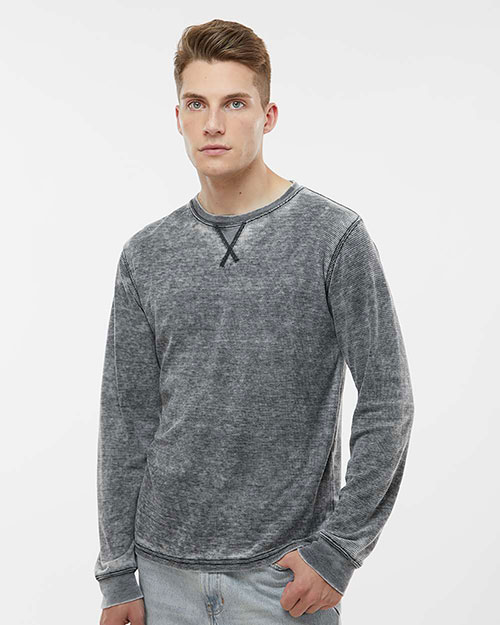 J America JA8241 Men Vintage Zen Thermal Long-Sleeve T-Shirt at GotApparel