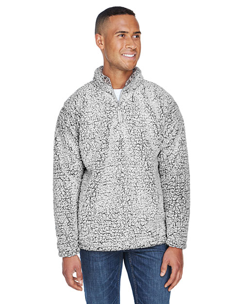 J America JA8454 Men Epic Sherpa Quarter-Zip at GotApparel