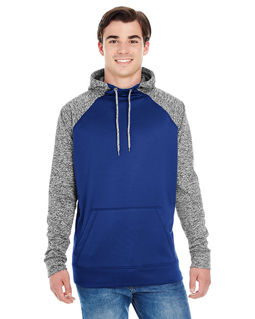 J America JA8612 Men Colorblock Cosmic Pullover Hood at GotApparel
