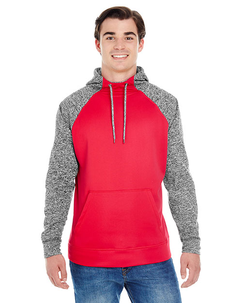 J America JA8612 Men Colorblock Cosmic Pullover Hood at GotApparel