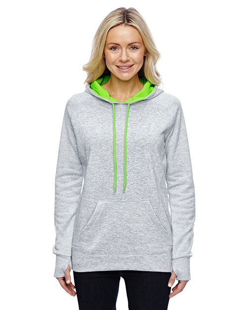 J America JA8616 Women Cosmic Contrast Fleece Hood at GotApparel