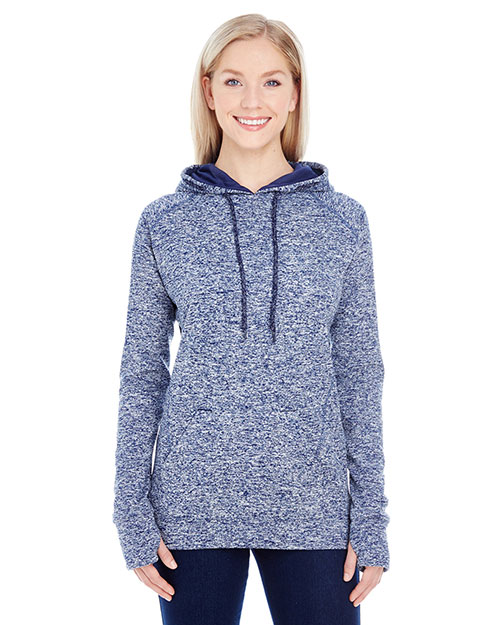 J America JA8616 Women Cosmic Contrast Fleece Hood at GotApparel