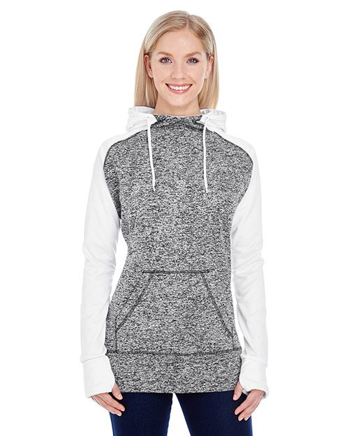 J America JA8618 Women Colorblock Cosmic Hood at GotApparel