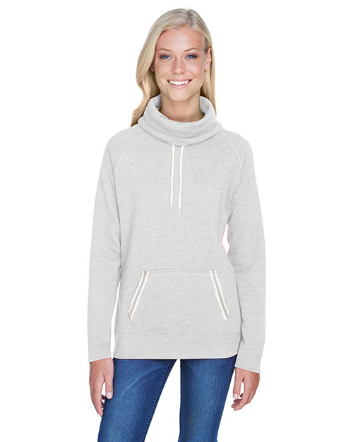 J America JA8653 Women Relay Cowl Neck at GotApparel