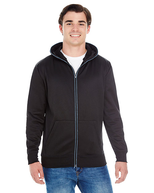 J America JA8668 Men Glow Full-Zip Hood at GotApparel