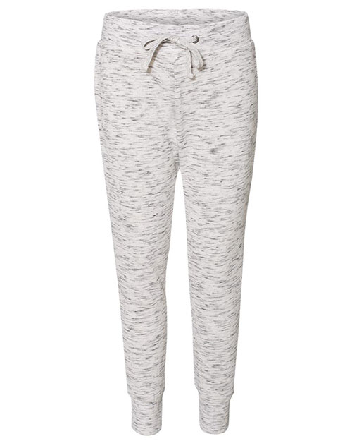 J America JA8675 Women Melange Fleece Jogger Pant at GotApparel