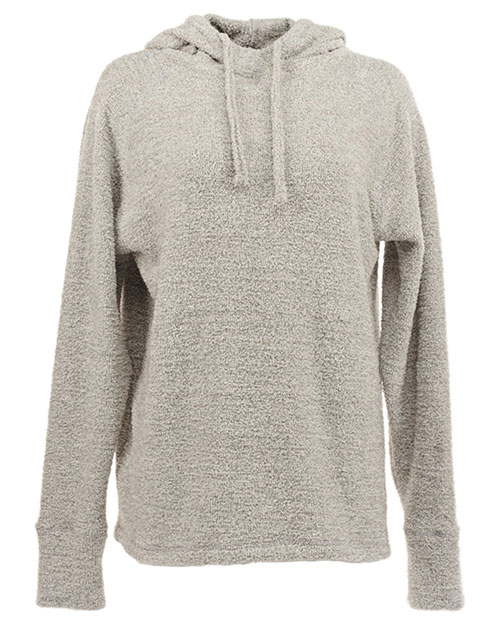 J America JA8680 Women Teddy Fleece Scuba Hoodie at GotApparel