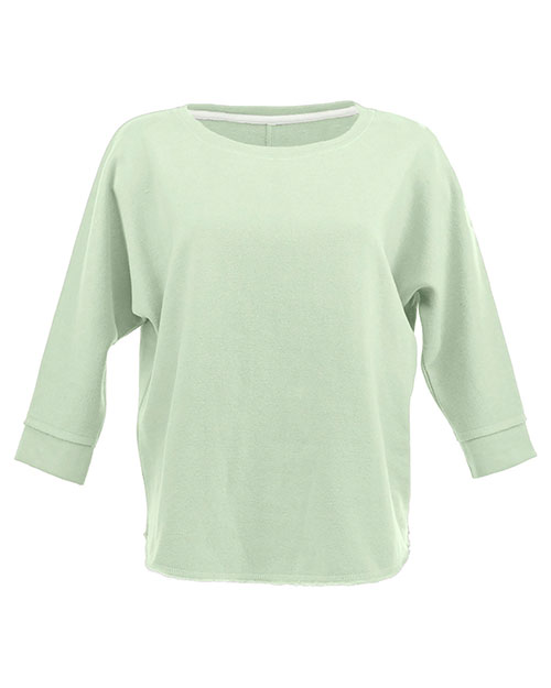 J America JA8685 Women Lounge Fleece Dolman Crew at GotApparel