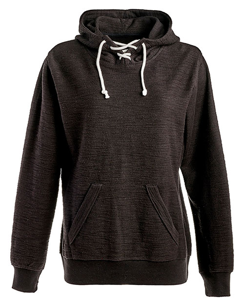 J America JA8694 Ladies' Sport Lace Scuba Hooded Sweatshirt at GotApparel