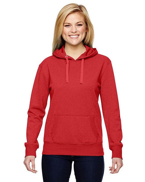J America JA8860 Women Glitter French Terry Hood at GotApparel