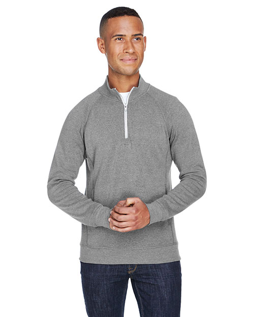 J America JA8869 Men Triblend Fleece Quarter-Zip at GotApparel