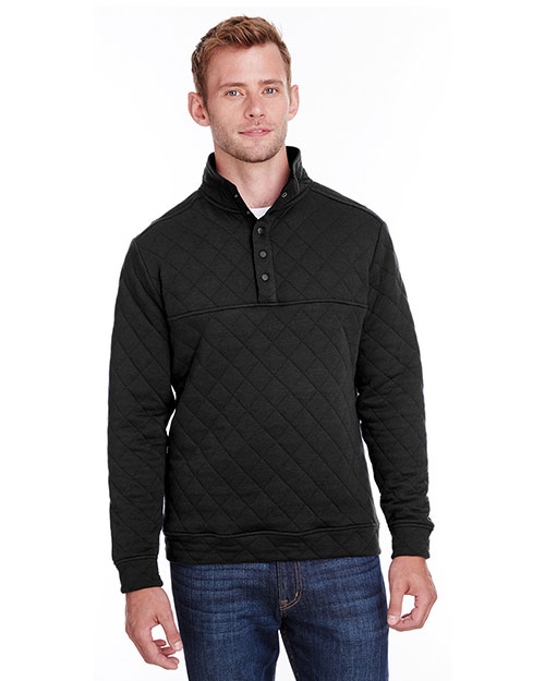 J America JA8890 Men Quilted Snap Pullover at GotApparel