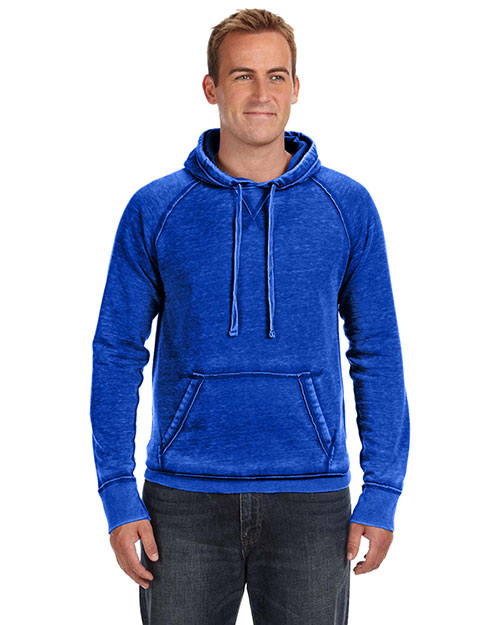 JA8915 Men Vintage Zen Fleece Pullover Hood at GotApparel