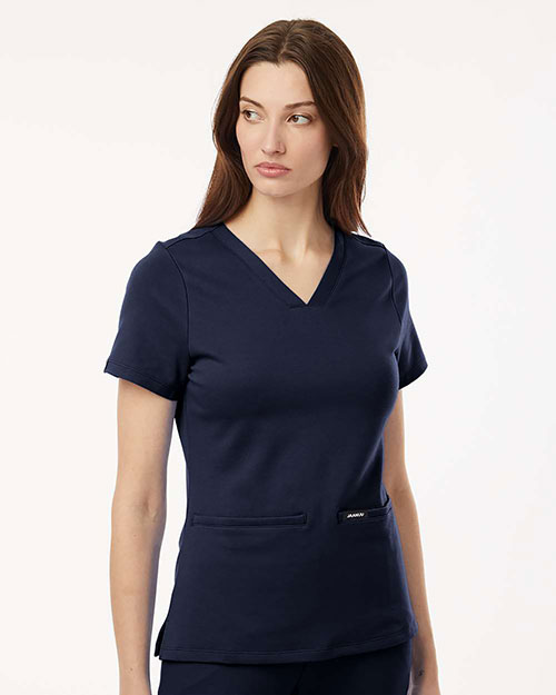 Jaanuu W30003 Women's Cesi Ultrasoft Scrub V-Neck Top at GotApparel