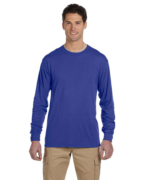 Jerzees 21ML Men 5.3 Oz. 100% Polyester Sport With Moisture Wicking Long-Sleeve T-Shirt at GotApparel