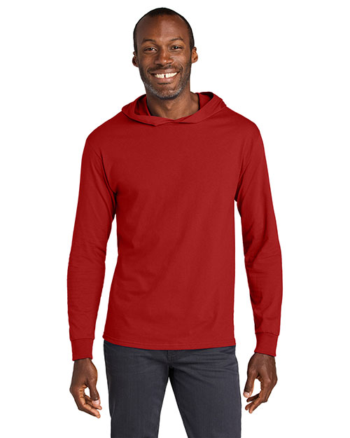 Jerzees 363LH Classics  Unisex Cotton Long Sleeve Hooded T-Shirt at GotApparel