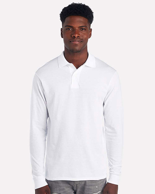 Jerzees 437LR Men's Dri-Power® Long Sleeve Polo at GotApparel