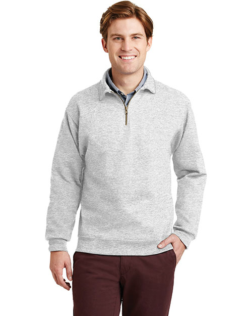 Jerzees® 4528M Super Sweats NuBlend 1/4-Zip Sweatshirt with Cadet Collar at GotApparel