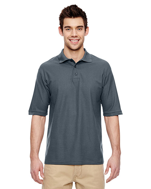 Jerzees 537MSR Men 5.3 Oz. 65/35 Easy Care Polo at GotApparel