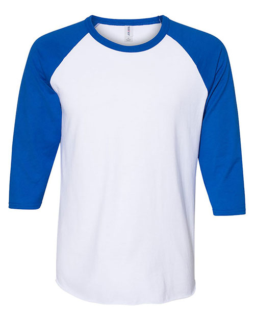 Jerzees 560RR Adult 5.2 oz Premium Blend Ring-Spun Raglan Baseball T-Shirt at GotApparel