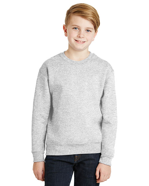 JERZEES 562B Youth NuBlend® Crewneck Sweatshirt at GotApparel