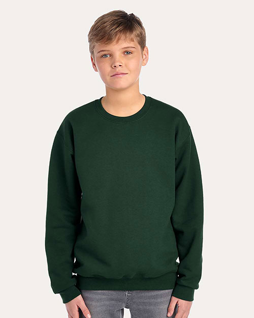 JERZEES 562B Youth NuBlend® Crewneck Sweatshirt at GotApparel