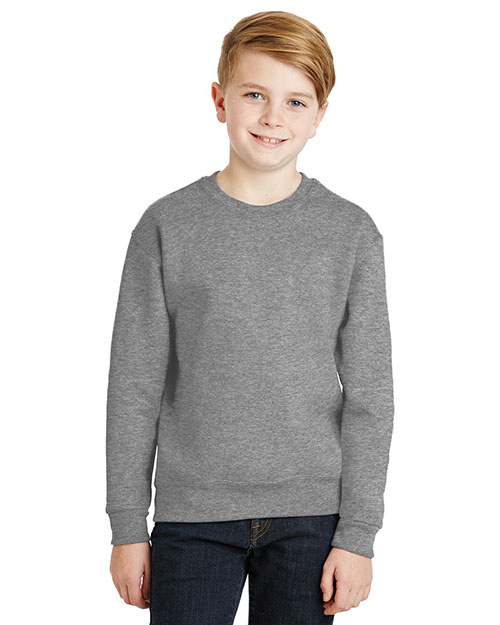 JERZEES 562B Youth NuBlend® Crewneck Sweatshirt at GotApparel