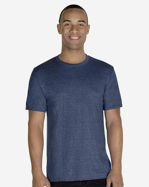 Jerzees 88MR Men Snow Heather T-Shirt at GotApparel