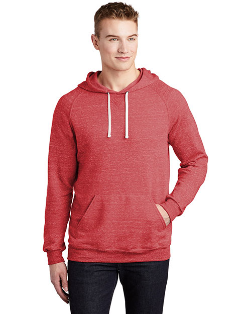 JERZEES® 90M Men's Snow Heather French Terry Raglan Hoodie at GotApparel