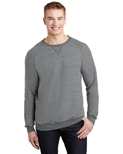 Jerzees® 91M Men's Snow Heather French Terry Raglan Crew at GotApparel