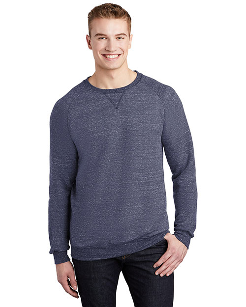 Jerzees® 91M Men's Snow Heather French Terry Raglan Crew at GotApparel