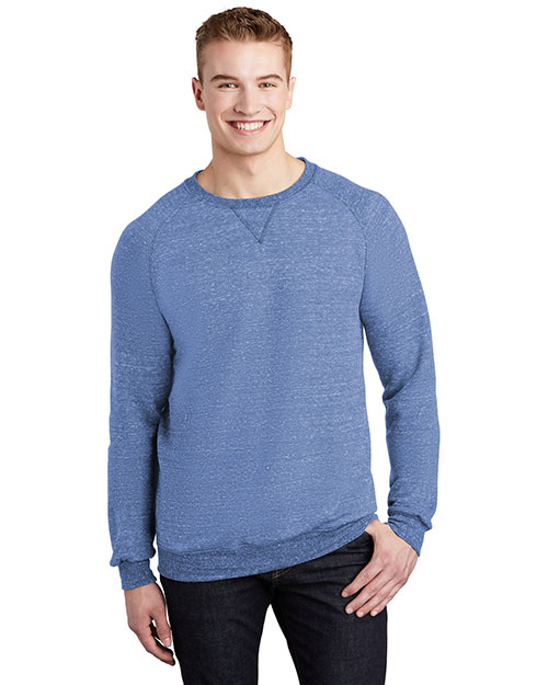 Jerzees® 91M Men's Snow Heather French Terry Raglan Crew at GotApparel