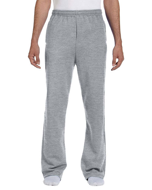 Jerzees 974MP Men 8 Oz. 50/50 Nublend Openbottom Sweatpants at GotApparel