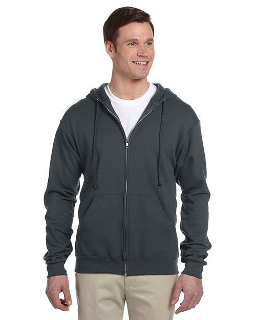 Jerzees 993 Men 8 Oz 50/50 Nublend Fleece Full-Zip Hood at GotApparel