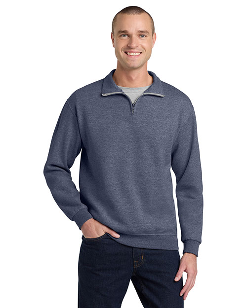 Jerzees 995M Men NuBlend® 1/4-Zip Cadet Collar Sweatshirt at GotApparel