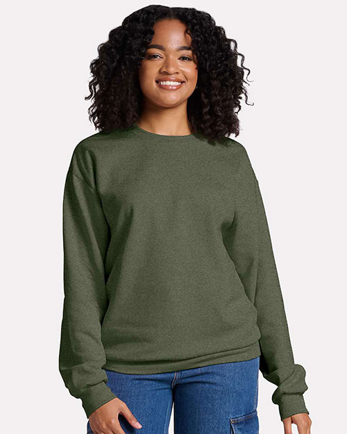 Jerzees IC48MR Unisex Ultimate™ CVC Ring-Spun Sweatshirt at GotApparel