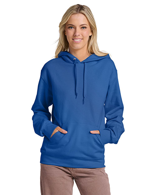 Jerzees IC49MR  Unisex Ultimate™ CVC Ring-Spun Hooded Sweatshirt at GotApparel