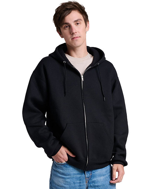 Jerzees Z12MR Unisex Rugged™ Full-Zip Hooded Sweatshirt at GotApparel