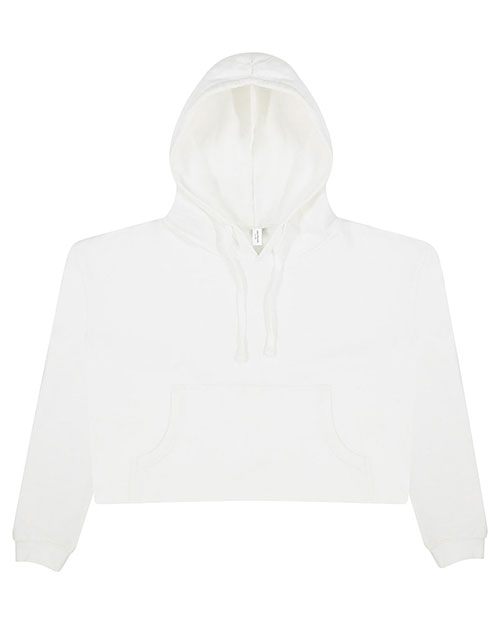 Just Hoods By AWDis JHA016  Ladies' Girlie Cropped Hooded Fleece with Pocket at GotApparel