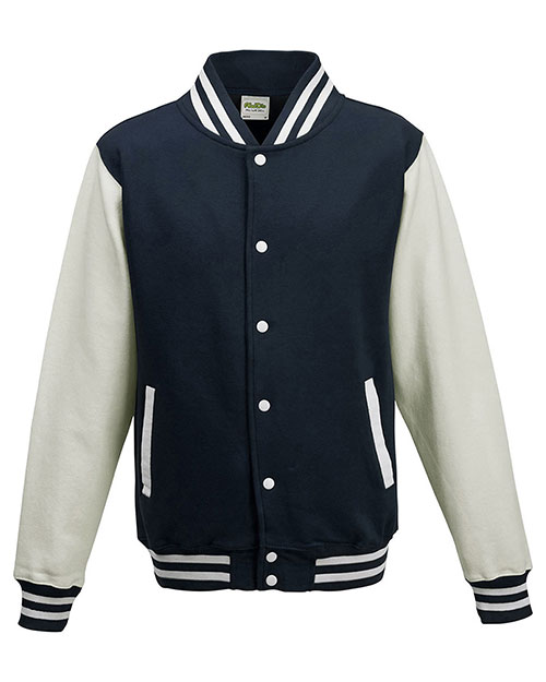 Just Hoods By AWDis JHA043 Men Heavyweight Letterman Jacket at GotApparel