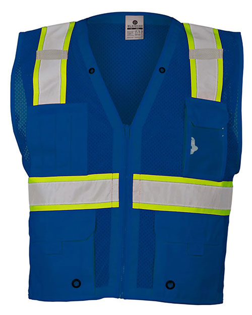 Kishigo B100-111 EV Series® Enhanced Visibility Multi-Pocket Mesh Vest at GotApparel