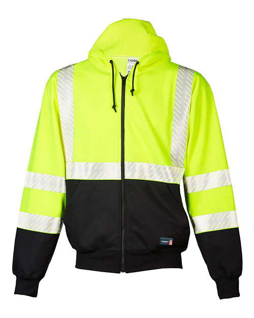 Kishigo F507 Unisex FR Full-Zip Hooded Sweatshirt at GotApparel