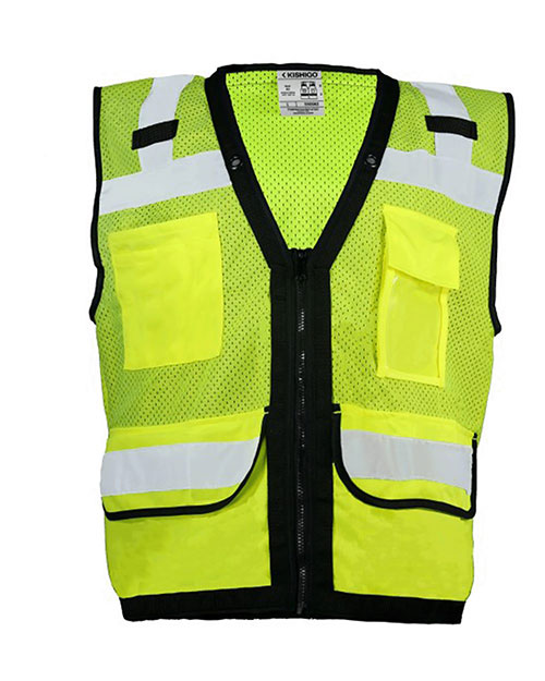 Kishigo S5008Z Unisex Economy Surveyors Vest at GotApparel