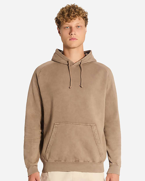 Lane Seven LST004 Unisex Vintage Raglan Hooded Sweatshirt at GotApparel