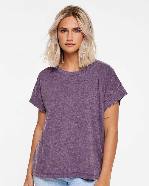 LAT 3502 Women's Relaxed Vintage Wash Tee at GotApparel
